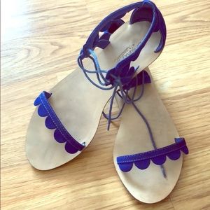 Beautiful royal blue Loeffler Randall sandals 💙💙